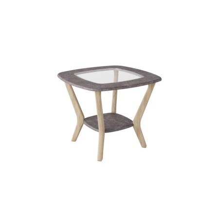 Journal table "Melbourne", 650 × 650 × 500 mm, color gray concrete-2