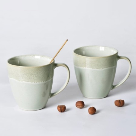 ARYA Home Terra Cotta mugs set, 2 pcs, mint color