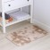Fluffy delay rug, 50 × 80 cm, brown-beige