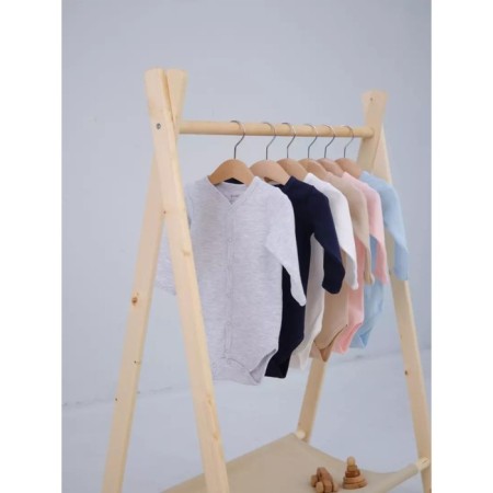 Body Body on buttons with Rant Base anti-ticaras, seams outward, height 56 ​​cm, color light gray melange-5