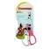 Scissors "Zebra", 13 cm, (traumatic safety), plastic handles, rounded ends, Mix case