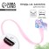 Colored strands for the New Year's “Magic Winter” for the New Year, (pale pink) 50 cm