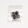 A set of dice of playing "Game time", 10 pcs, 1.6 x 1.6 cm, gold marble