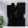 Photo frame plastic in 3 photos 10x15 cm "Lotuses" Dark Gold 36x27 cm