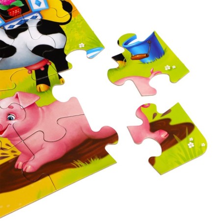 Puzzle "Summer on the farm", 35 parts-2