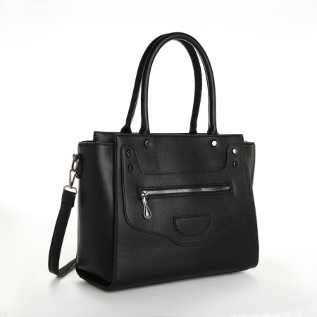Bag Women's Tout, on a zipper, black color-2