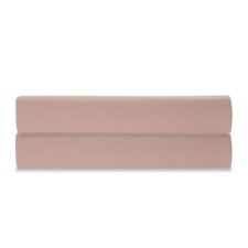 Essential sheet, size 180x270 cm, dusty pink color
