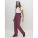 Ski pants female, size 44, burgundy color