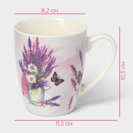 Porcelain shade "Romantic Lavender", 400 ml-3