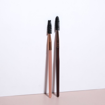 Brush for eyebrows and eyelashes "Brush Coffee", 15 (+/- 1) cm, color mix-2