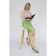 Skirt- artificial leather pencil, size 48