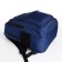 Youth backpack with lightning, 2 departments, 4 pockets, blue color