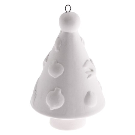 Christmas tree decoration for painting "Christmas tree with a garland" with a suspension, brush-3