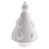 Christmas tree decoration for painting "Christmas tree with a garland" with a suspension, brush