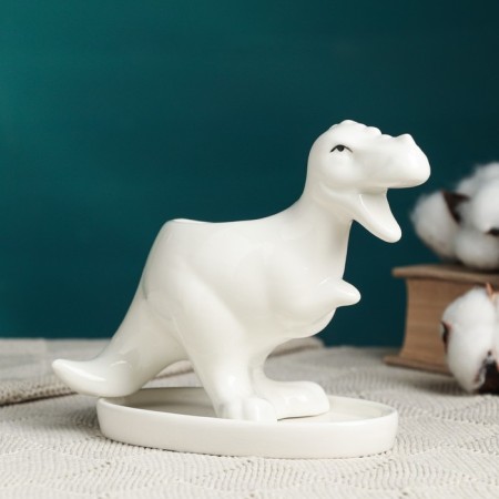 Pot "Tirex" White, 14x6.5x11cm-1