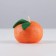 New Year. New Year's candle "Mandarinka", 5x5x4.5 cm