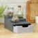 Organizer multi -level, 27 × 16.5 × 11 cm, color gray color
