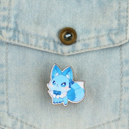 Keychain for keys with the icon "Blue characters", anime-4