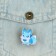 Keychain for keys with the icon "Blue characters", anime