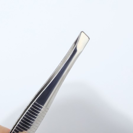 Pinzet beast, narrow, 8.5 cm, silver color-4
