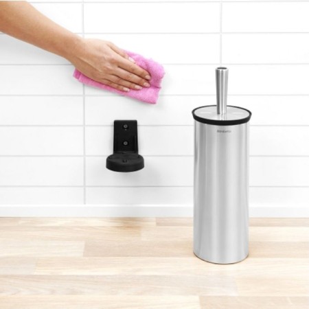Туалетный ёршик с держателем Brabantia Profile, цвет стальной матовый-4