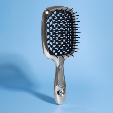The comb massage, wide, ventilated, with galvanic coating, 8.5 × 20.5 cm, PVC box, color mix-4