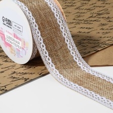 Ribbon from jute 