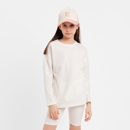 Longsliv children's minku, milk color, height 146 cm-1