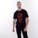 T -shirt male "Dragon", black color/Red print, size 60