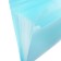 Folder Carder Calligrata watercolor 6 department. A4 plastic 0.7mm turquoise, black resident