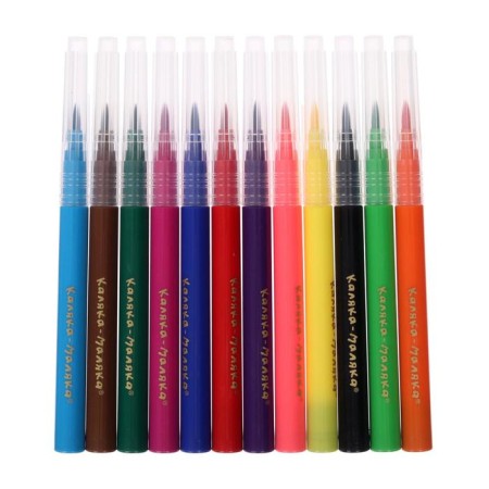 Street felt-tip pens 12 colors "Kalyak-Malyak", a ventilated cap-3