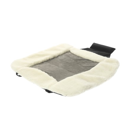Nabbage on the seat Matech Alaska Line, fur, 48 x 52 cm, white, gray
