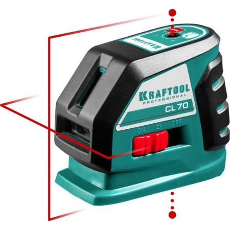 Laser Laser Kraftool CL-70, 20M/70m, IP54, ± 0.2 mm/m, 4haa, in the box