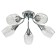 Ceiling lamp 5x40W E14, size 50x50x20 cm