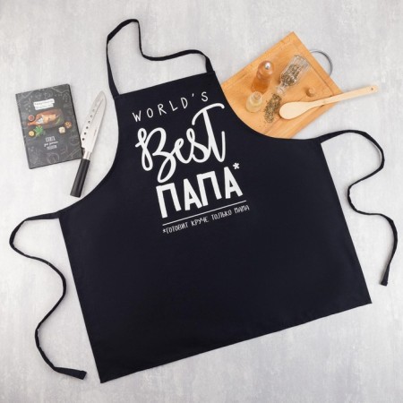 Apron "Ethel" Best Dad 73x71 cm, 100% cotton, sarzha 190 g/m2-3