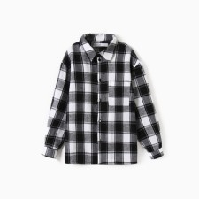 A shirt for a boy in a cage KAFTAN, p. 36 (134-140 cm)