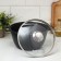 Pan, 3 l, d = 24 cm, h = 17 cm, glass cover, anti -stick coating, color dark marble