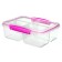 Container rectangular four -section, 1.74 liters