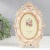 Photo frame Polystone 13x18 cm "Small roses" oval, on legs 28x19 cm