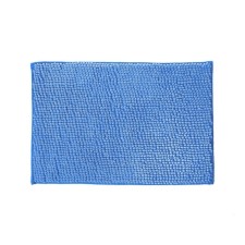 Bathroom mat, Shenill, 40x60 cm, microfiber, blue