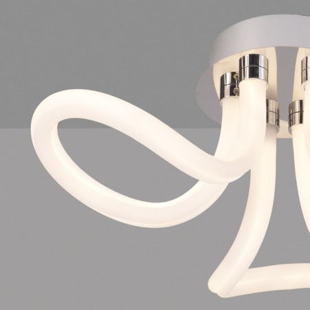 Ceiling chandelier Mantra Line, Led, 3000lm, 3000k, 200 mm, chromium color-2