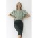 Female blouse with a sleeve-butch, size 48