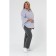 Female blouse, size 62, gray color