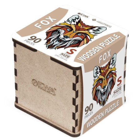 Ewa wooden puzzle, cunning fox, 28 × 20 cm, puzzle-8