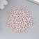 Glass 8/0 "Marshmallow. Matte. Sery-purple" 10 g