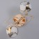 Buffy chandelier 2x40W E27 Gold Model: 2751100