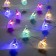 Garland "thread" 2 m dews with nozzles "Santa Claus", IP20, silver thread, 20 LED, glow of multi, 2 modes, AAX2