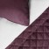 Cover with pillowcases "Kim", size 160x220 cm, wine color