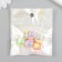 Bead for creativity plastic "Snail" set 6 pcs. Color with mother -of -pearl mix 1.4x1.8 cm