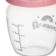 A bottle for feeding, classic throat, 60 ml (measuring scale up to 40 ml) BASIC, 0+ months, pink color